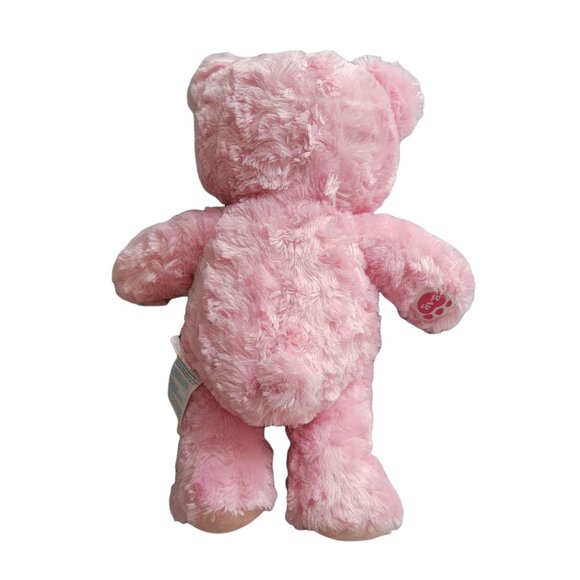 Build a Bear Pink Teddy Bear 16 inch Plush Smiling Stuffed Animal BAB Toy Lovey - Picture 2 of 8